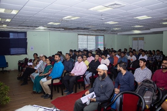 Attentive audience of the program