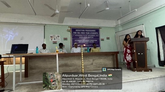 Prof. D. Bhattacharjee delivering the Engineers’ day lecture