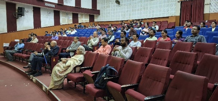 Attentive audience of the program